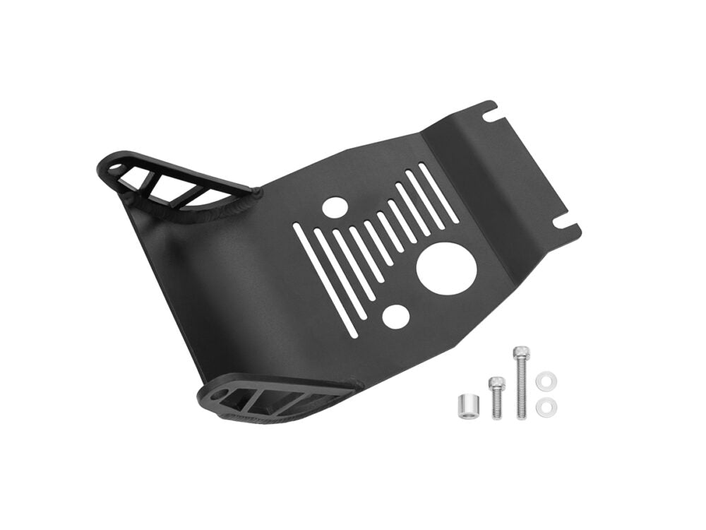 TB Skid Plate, Aluminum, Black – KLX110 – Factory Minibikes