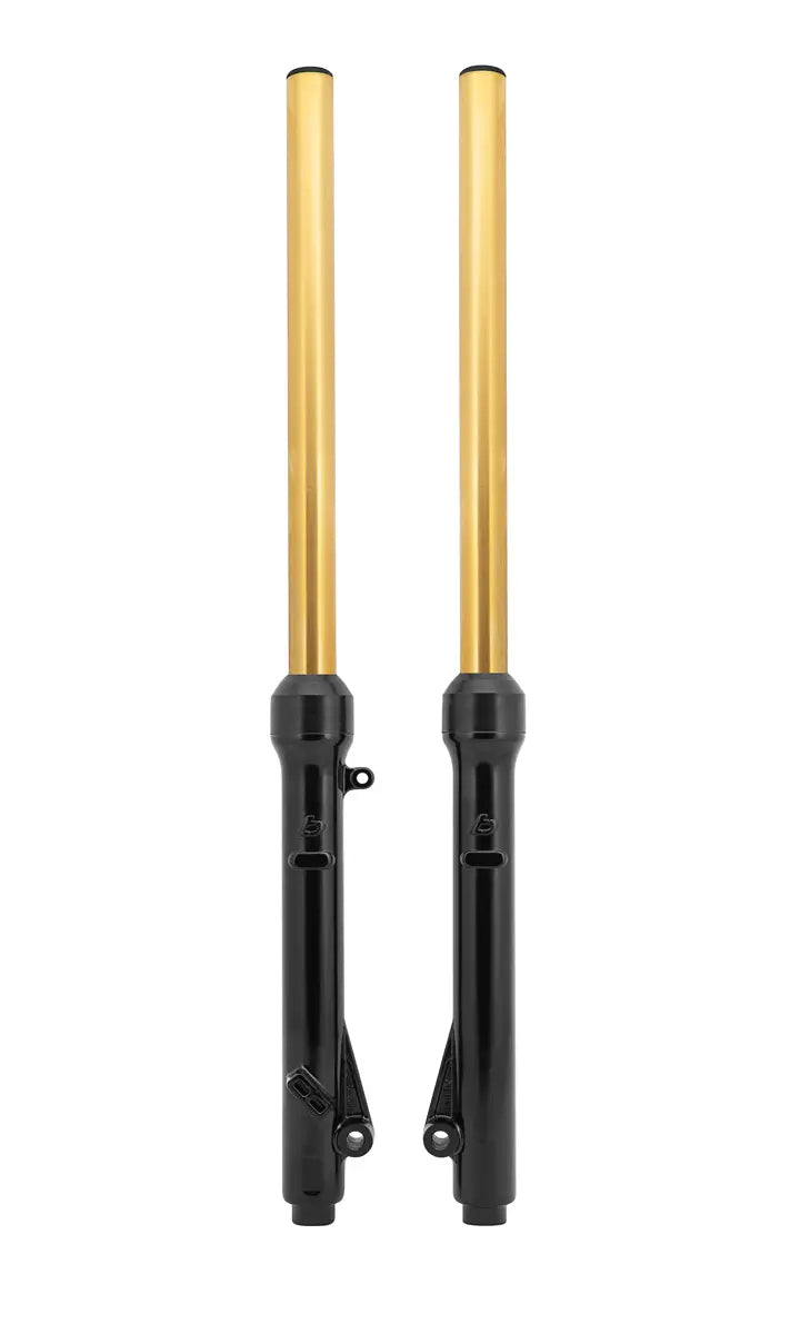 Gold TiN Coated Extended Fork Assembly Set – KLX110/L – Factory