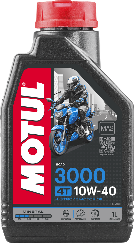 Motul 3000 4-Stroke Motor Oil - 1 Liter - Factory Minibikes
