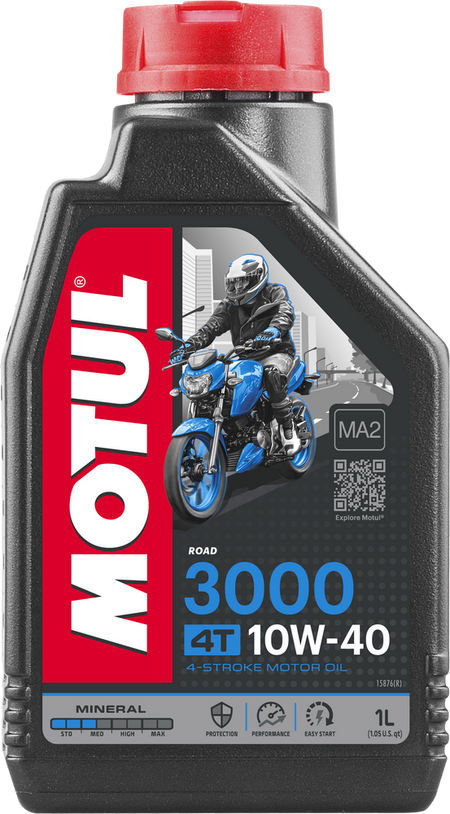 Motul 3000 4-Stroke Motor Oil - 1 Liter - Factory Minibikes