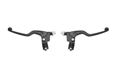 Midsize Black Perch & Lever Set - Clutch and Brake - Factory Minibikes