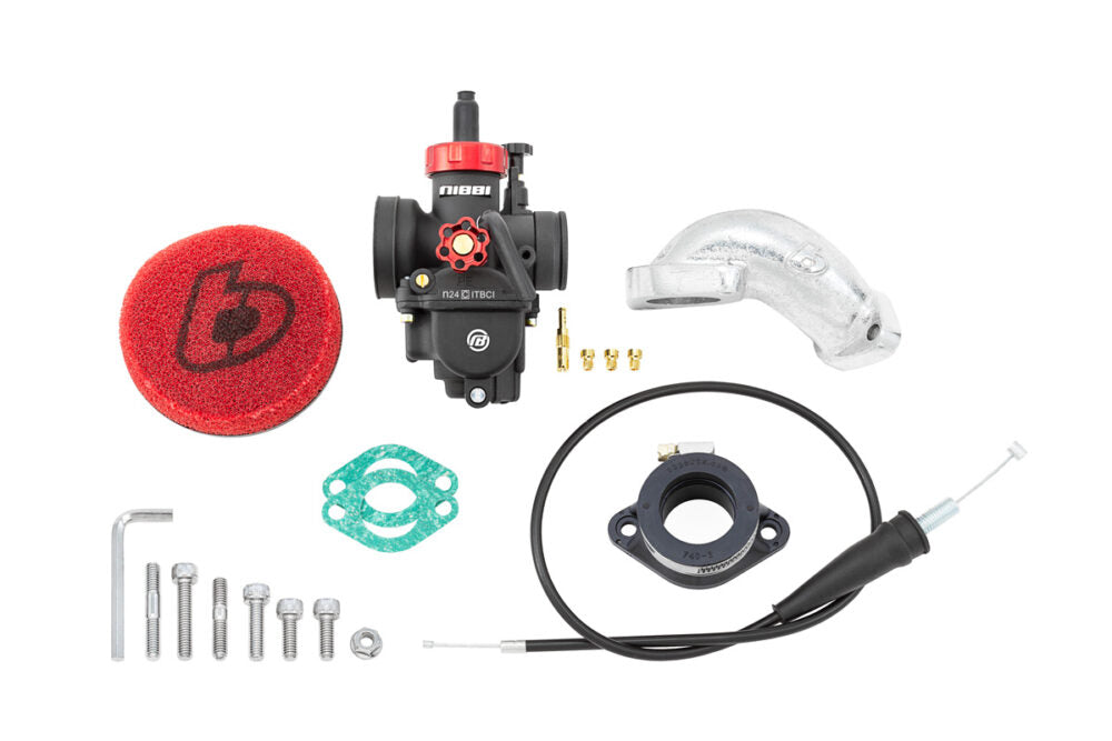 TB Carb Kit, Nibbi PE24mm – Stock Head KLX110 – Factory Minibikes