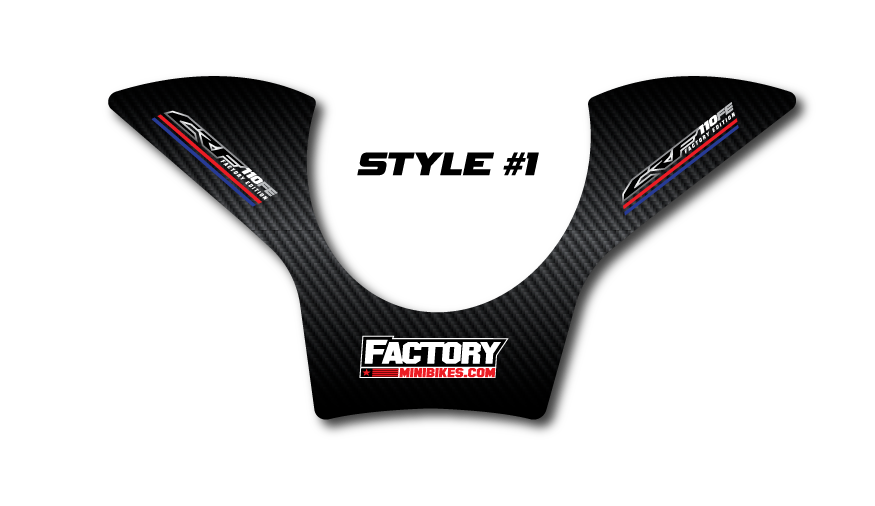 2019+ CRF110/CRF125F Gas Tank Cover Graphic - Factory Minibikes