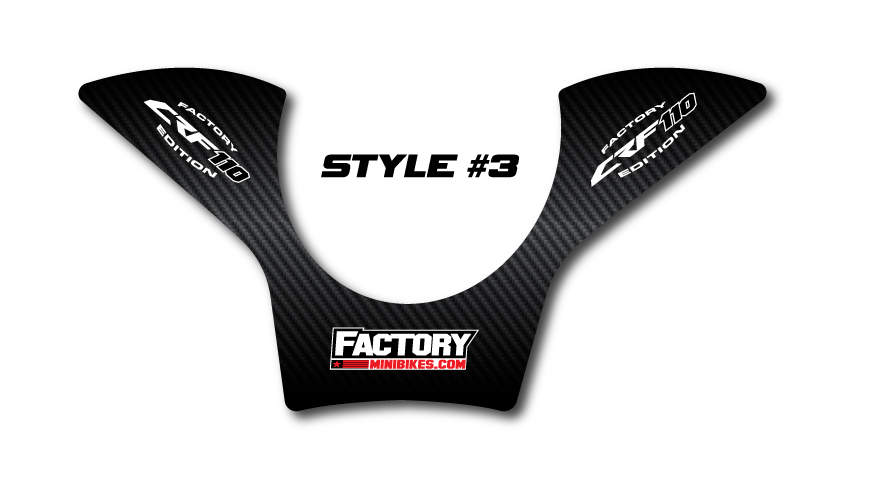 2019+ CRF110/CRF125F Gas Tank Cover Graphic - Factory Minibikes