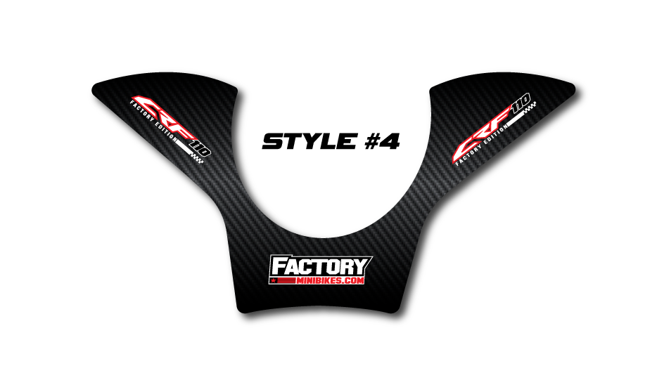 2019+ CRF110/CRF125F Gas Tank Cover Graphic - Factory Minibikes