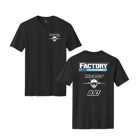 New V2 - Jet100 / Factory Minibikes Collab Tee - Factory Minibikes