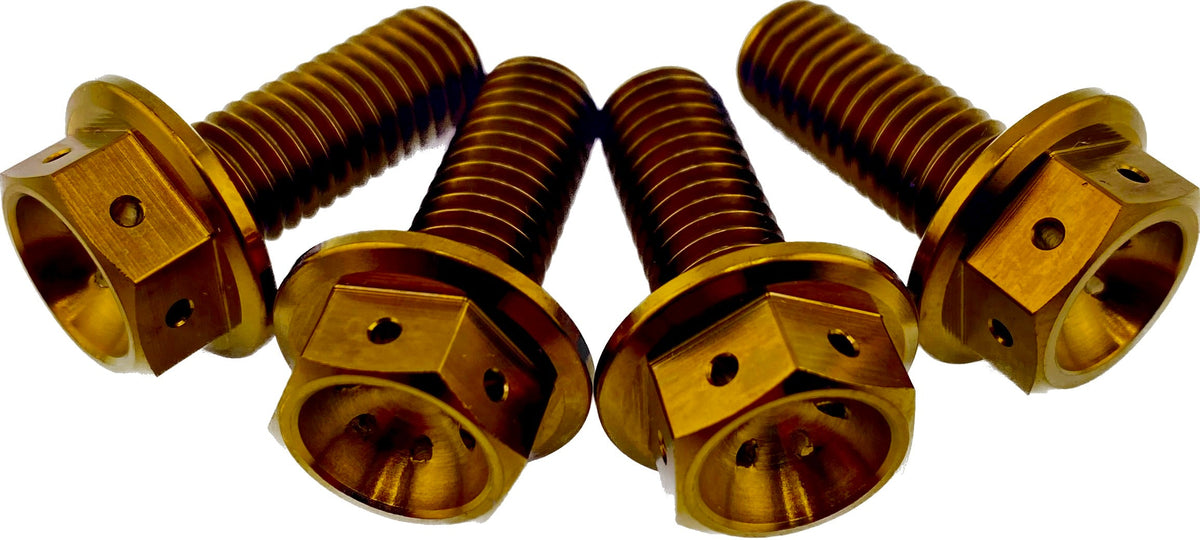 CRF110 Titanium foot peg mount bolts - Factory Minibikes