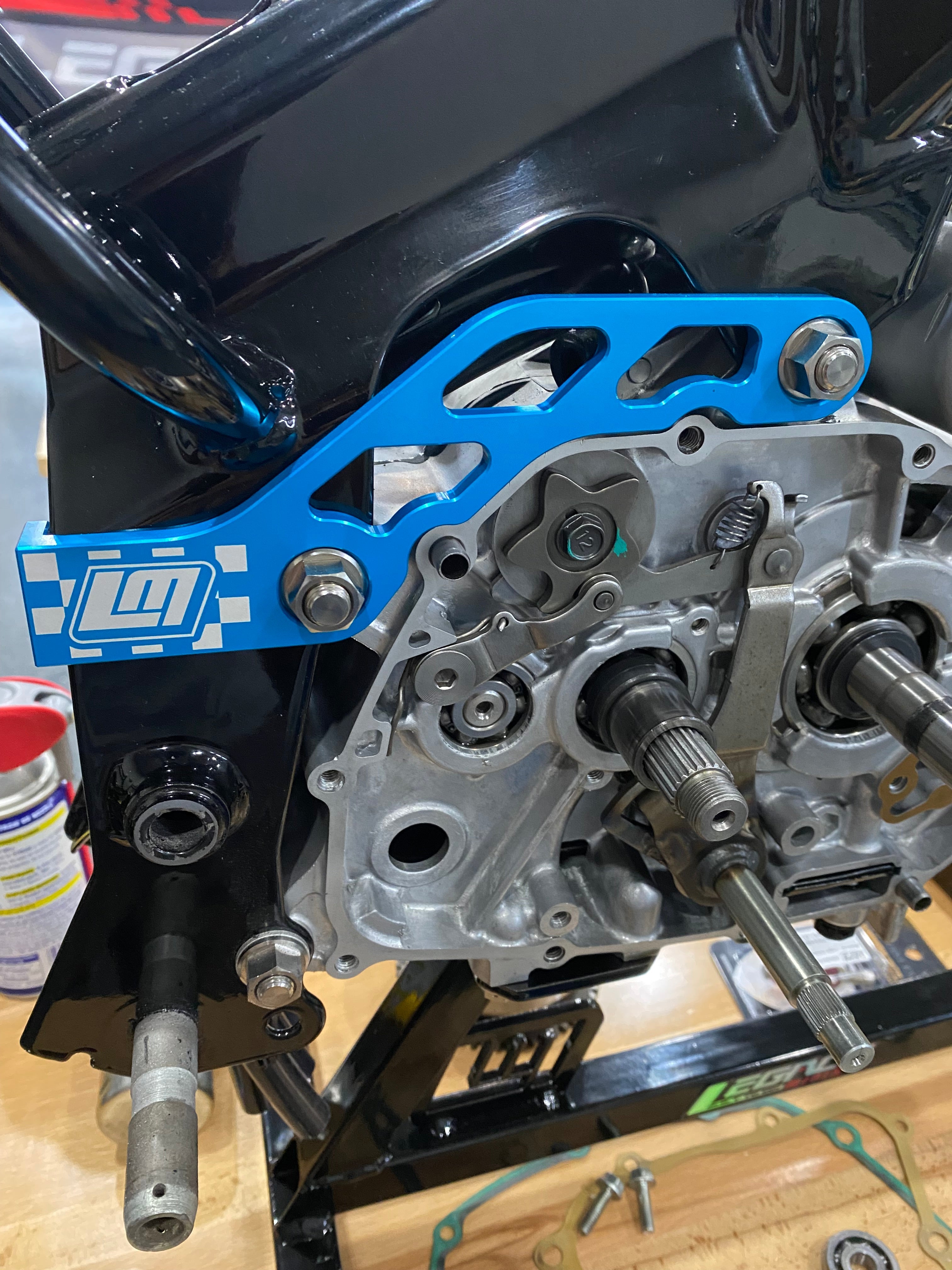 CRF110 TITANIUM ENGINE MOUNT BOLT KIT (EXTENDED) - Factory Minibikes
