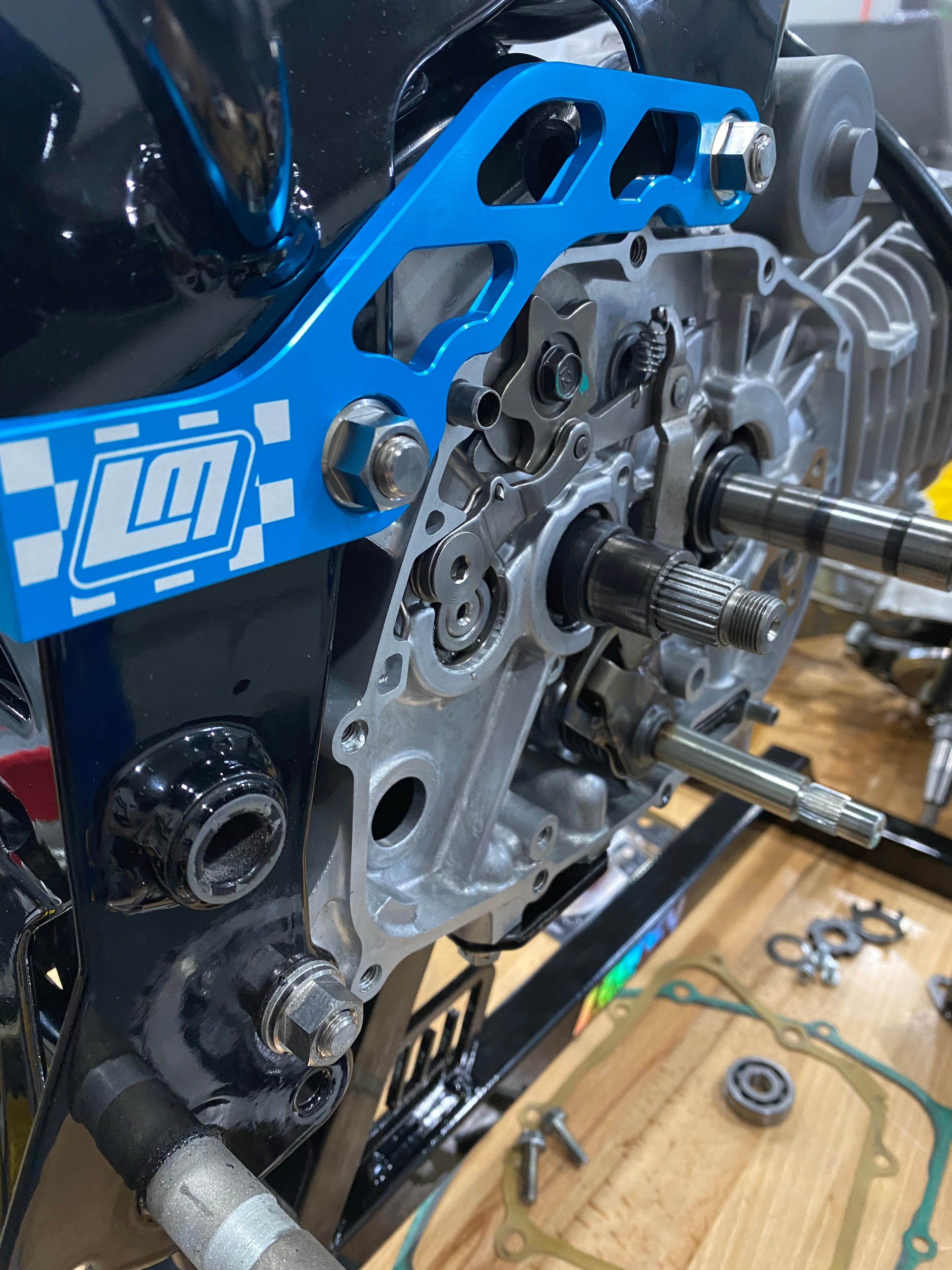 CRF110 TITANIUM ENGINE MOUNT BOLT KIT (EXTENDED) - Factory Minibikes