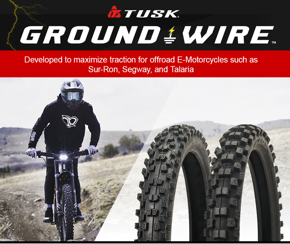 Tusk Ground Wire™ E-Motorcycle Tire - Factory Minibikes