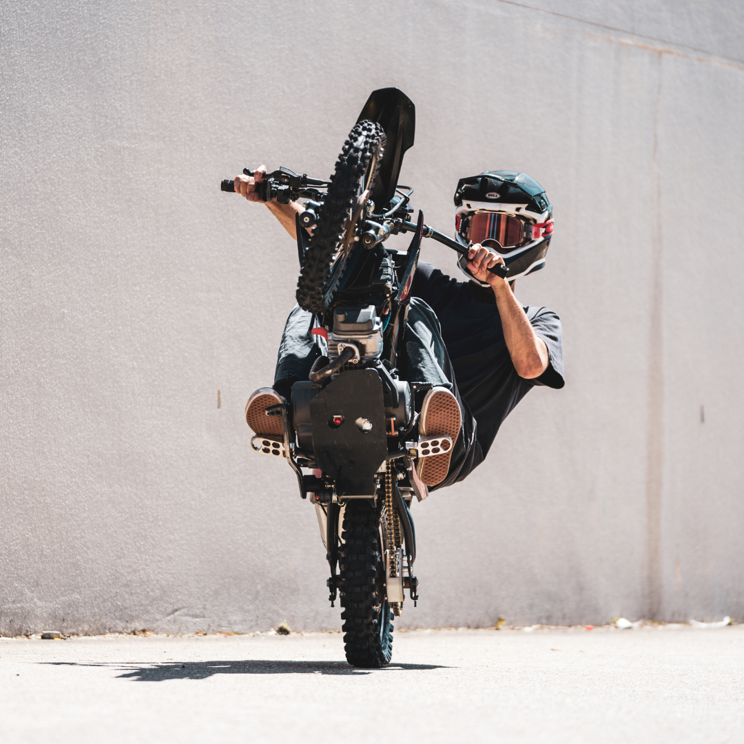 TTR110 Cradle & HD Pegmount w/ Kickstand Mount - MiniRacer - Factory Minibikes