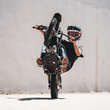 TTR110 Cradle & HD Pegmount w/ Kickstand Mount - MiniRacer - Factory Minibikes