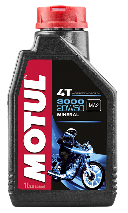 Motul 3000 4-Stroke Motor Oil - 1 Liter - Factory Minibikes