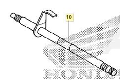 Honda CRF110 OEM Shift Shaft - 24610-KWW-C00 – Factory Minibikes