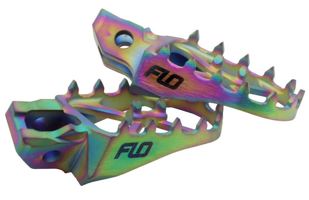 Flo Motorsports Foot Pegs - Factory Minibikes