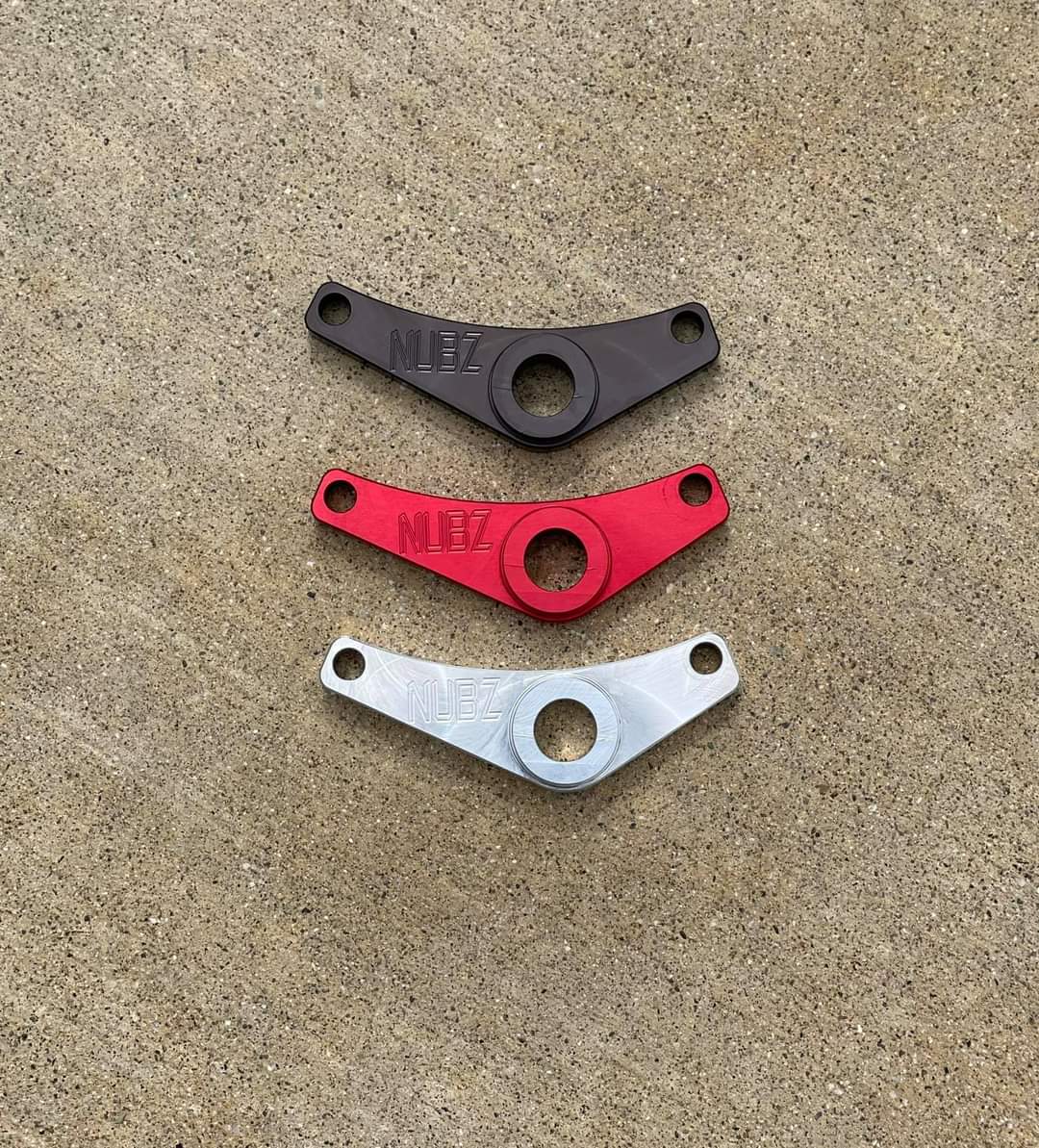 NUBZ Aluminum Shift Shaft Brace - Raw/Black/Red - CRF110 – Factory