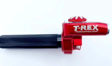 T-Rex Race Spec Billet Throttle for Kawasaki KLX 110 w/after market carburetor - Factory Minibikes