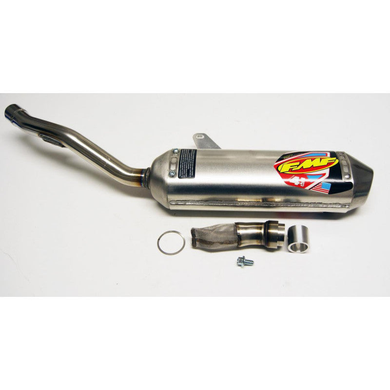 FMF Factory 4.1 Mini Slip-On SS w/ Aluminum Muffler - All KLX140 - Factory Minibikes