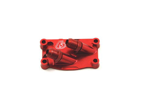 TB Oil Cooler Plate, Red – Honda Style V2 Head - Factory Minibikes