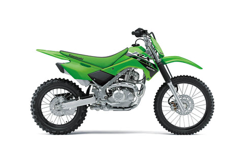 Green OEM 6pc Plastic Kit - KLX140/L w/85 Front End Conversion - Factory Minibikes
