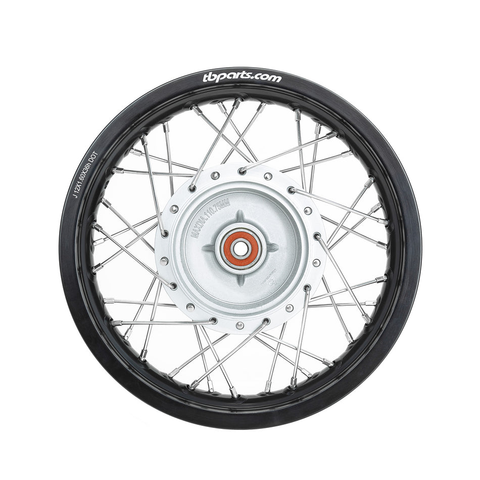 Rear HD Wheel - Aluminum Rim, HD spokes – All KLX110