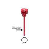 Billet Dipstick, Black or Red – KLX140/L/G/RF - Factory Minibikes