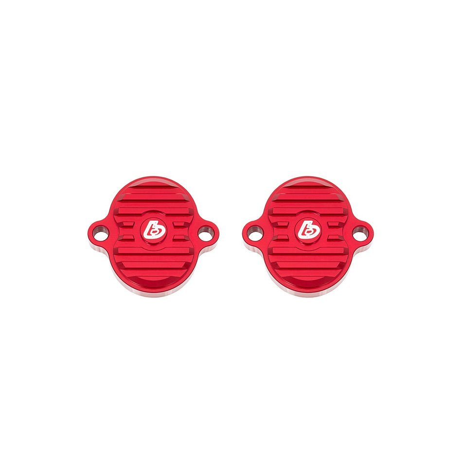 Billet Tappet Covers, Red – KLX110/KLX140/Z125 - TB Parts TBW1771