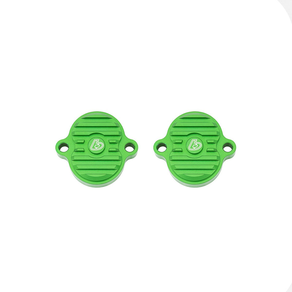 Billet Tappet Covers, Green – KLX110/KLX140/Z125 - TB Parts TBW1772
