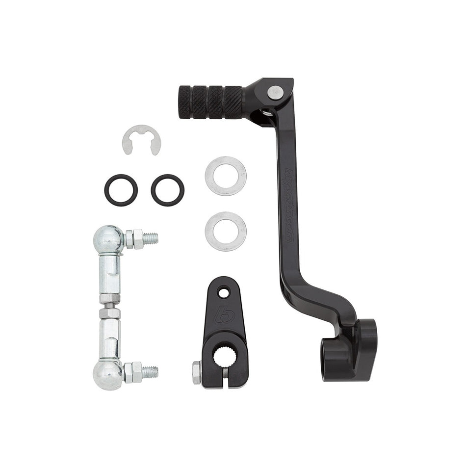 TB Shifter w/linkage, Black CNC – KLX140 - TB Parts TBW1849