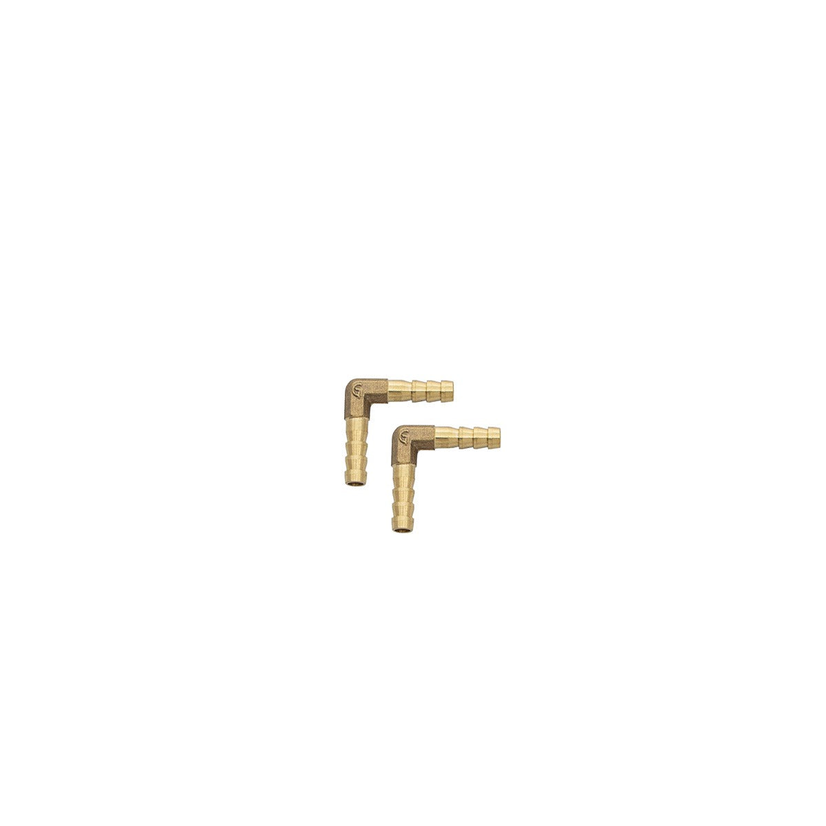 TB Barb Fitting Set, 90 Bend, 6mm - TB Parts TBW1867