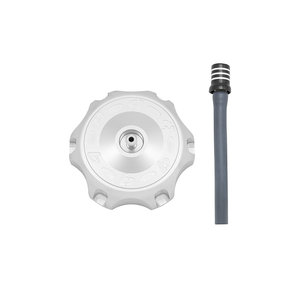 TB Gas Cap, CNC, Silver – KLX110 2010+ & KLX140 - TB Parts TBW1937