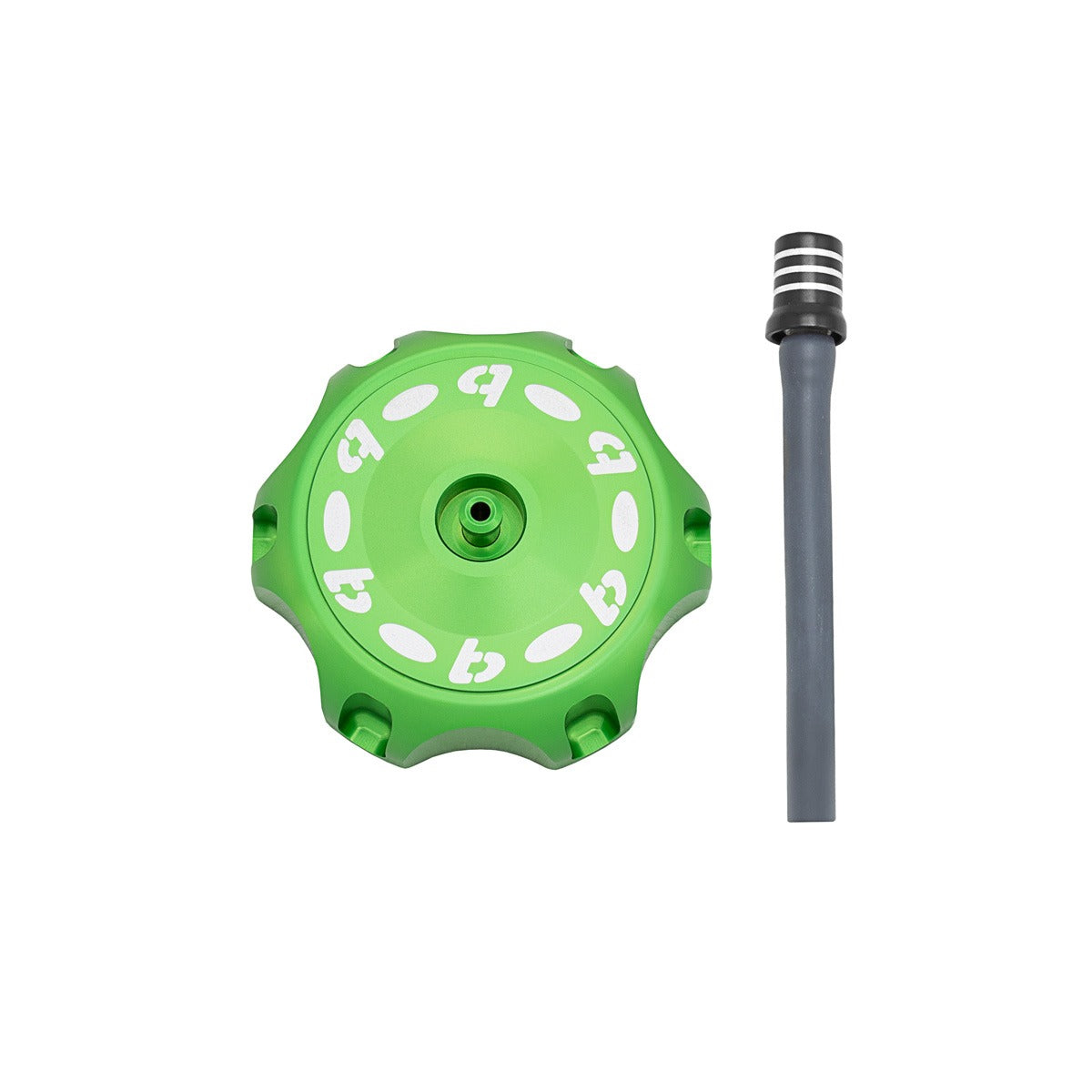 TB Gas Cap, CNC, Green – KLX110 2010+ & KLX140 - TB Parts TBW1938