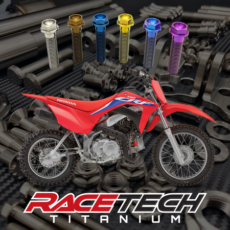 Titanium Full Bolt Kit - 2019+ CRF110 - Factory Minibikes