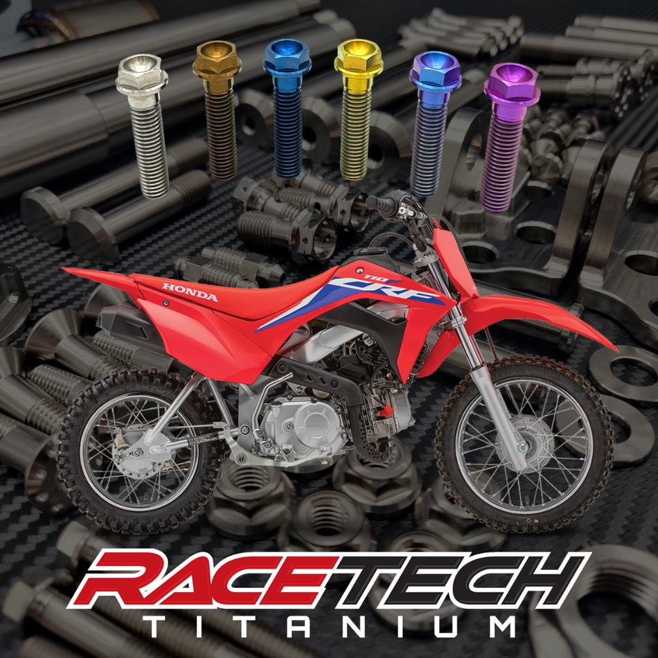 Titanium Full Bolt Kit - 2019+ CRF110 - Factory Minibikes