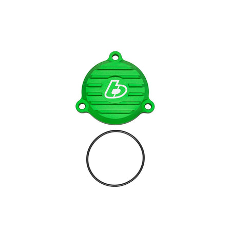 TB Billet Oil Filter Cover, Green – KLX140 - TB Parts TBW2017