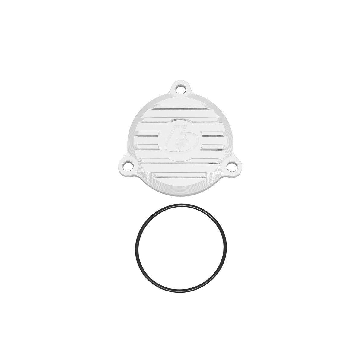 TB Billet Oil Filter Cover, Silver – KLX140 - TB Parts TBW2018
