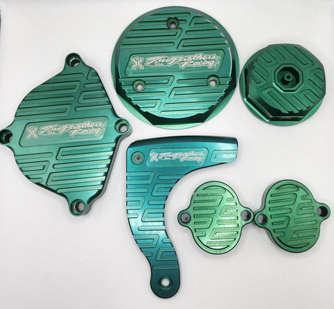 GARAGE SALE -- OG Two Brothers Racing Dress Up Kit - Green - 02-09 KLX110 - Factory Minibikes