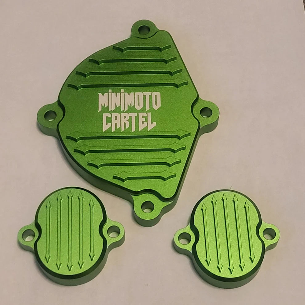 MMC "Arrows" Billet Engine Dress Up Kit - KLX110s & Z125 Pro - Factory Minibikes
