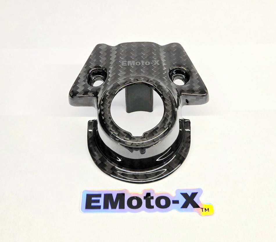 EMoto-X Racing Kapae Real Carbon Fiber Ignition Switch Cover - Talaria MX5, MX4, MX3 LE1 - Factory Minibikes