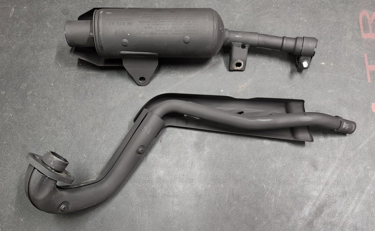 GARAGE SALE -- NEW OEM CRF110 Stock Exhaust - Factory Minibikes