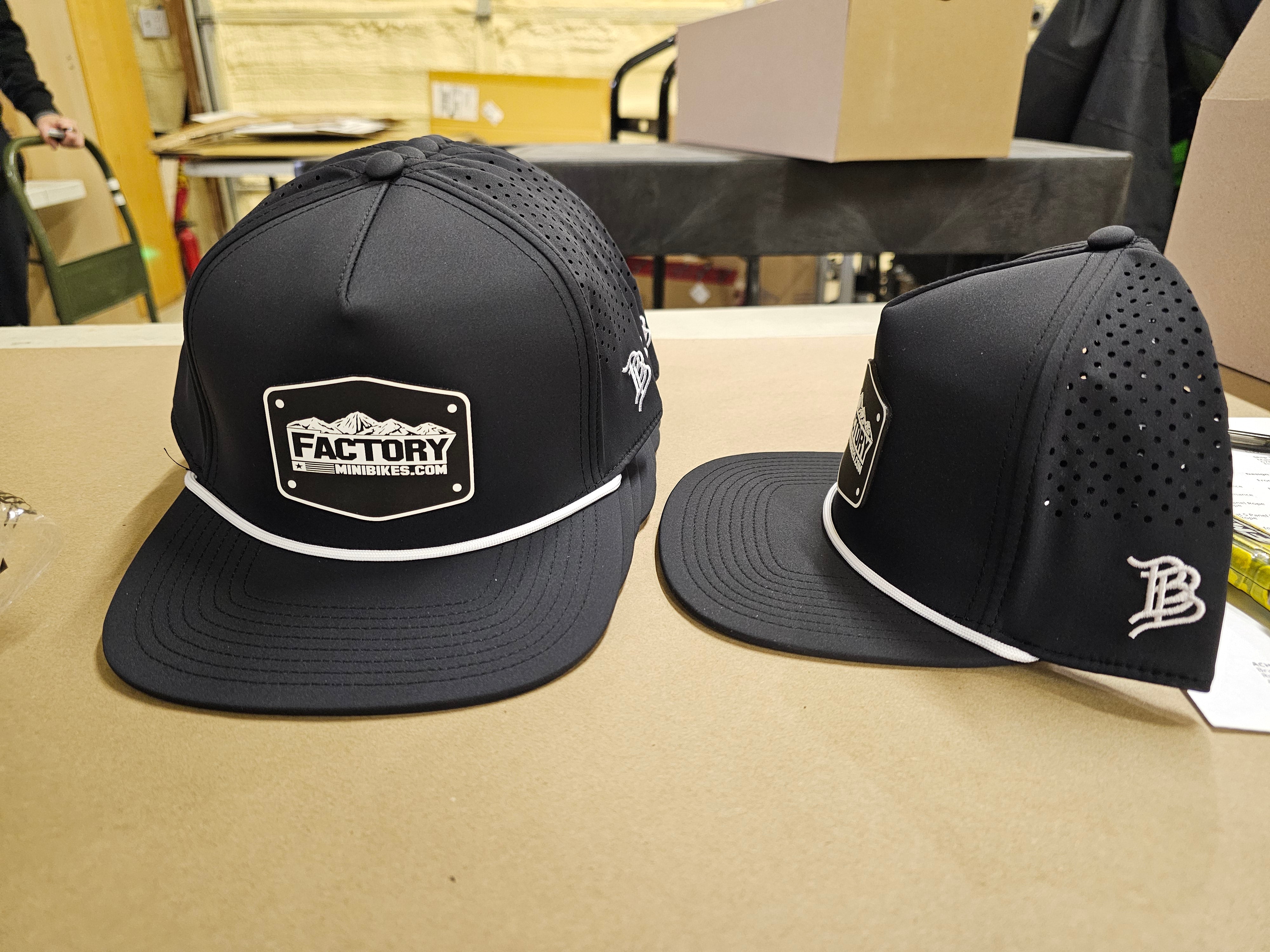 New 2026 Factory Rockies Snapback Hats - Flat 5 Panel Rope - Branded Bills - Factory Minibikes