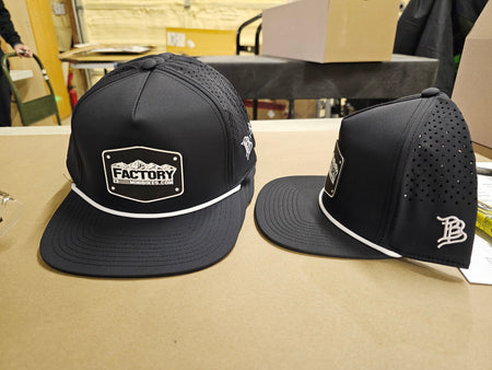 New 2026 Factory Rockies Snapback Hats - Flat 5 Panel Rope - Branded Bills - Factory Minibikes