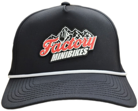 New 2026 Factory Rockies Snapback Hats - Curved 5 Panel Rope - Branded Bills - Factory Minibikes