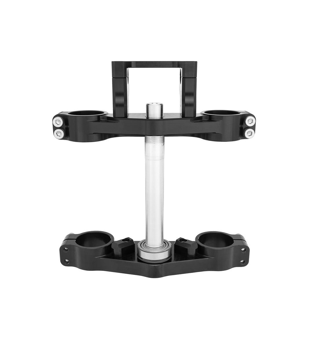 PCM Triple Clamp, Billet CNC, Black – KX85/KLX140 - TB Parts TBW2052