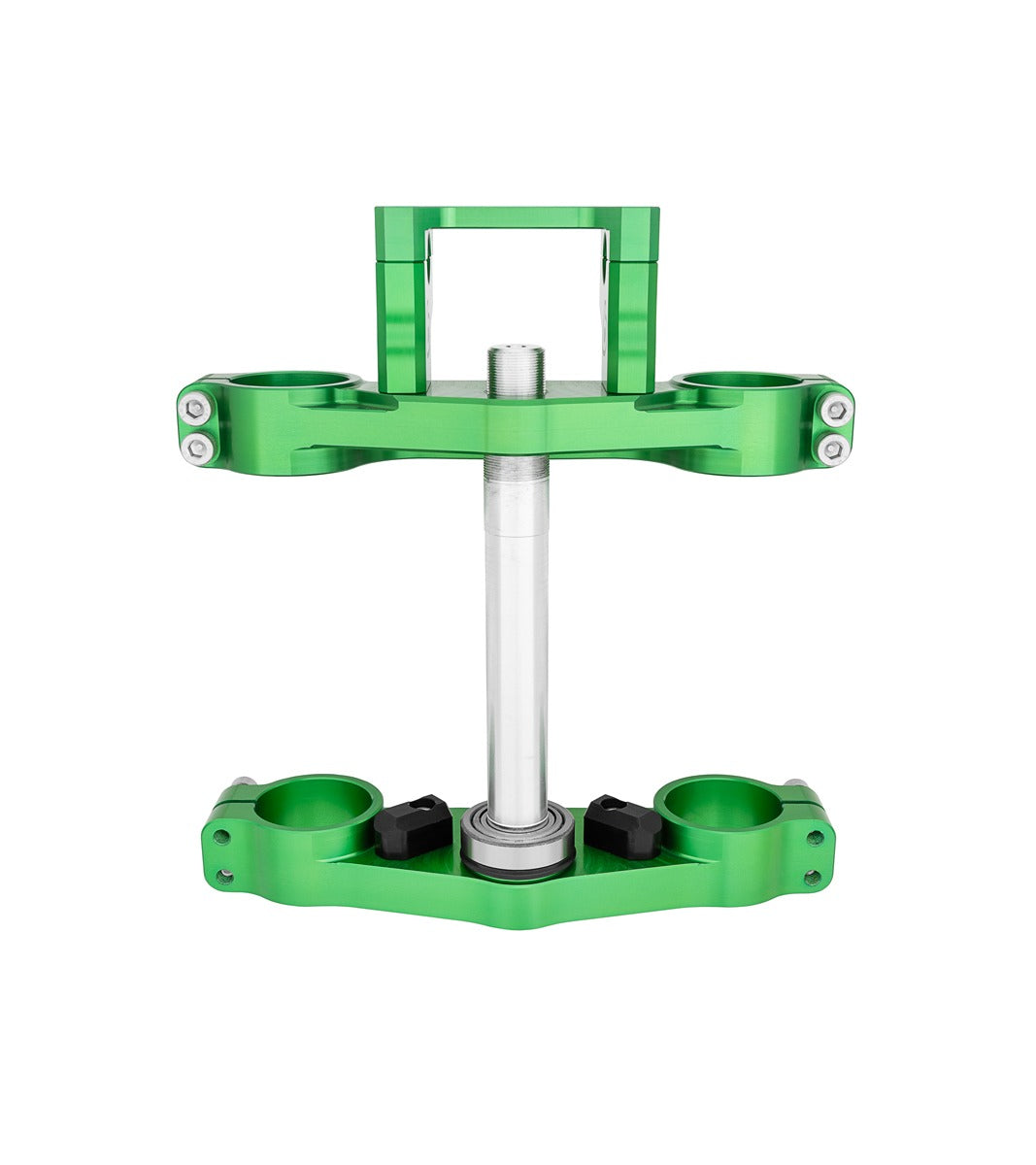 PCM Triple Clamp, Billet CNC, Green – KX85/KLX140 - TB Parts TBW2053