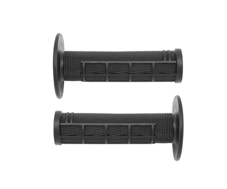 Grip Set, Motocross, Black, Half Waffle, Soft Compound – 7/8″ - TB Parts TBW2088