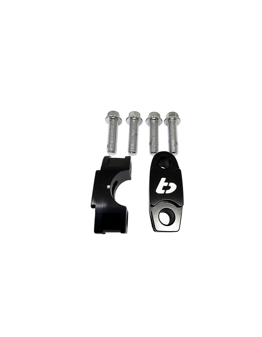 TB Handlebar Clamp, Black, CNC Billet – KLX110 & KLX140 - TB Parts TBW2164