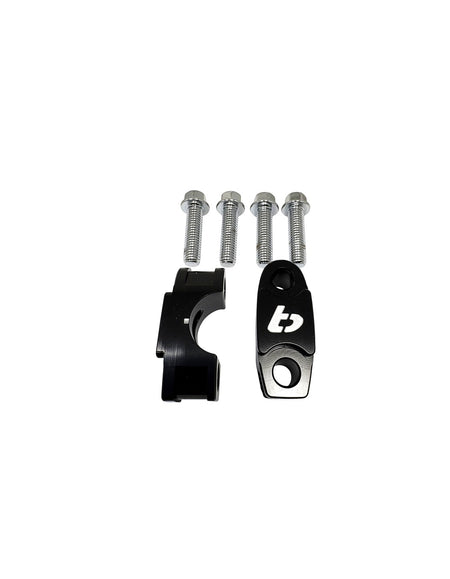 TB Handlebar Clamp, Black, CNC Billet – KLX110 & KLX140 - TB Parts TBW2164