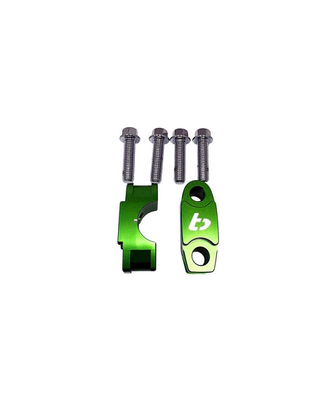 TB Handlebar Clamp, Green, CNC Billet – KLX110 & KLX140 - TB Parts TBW2165