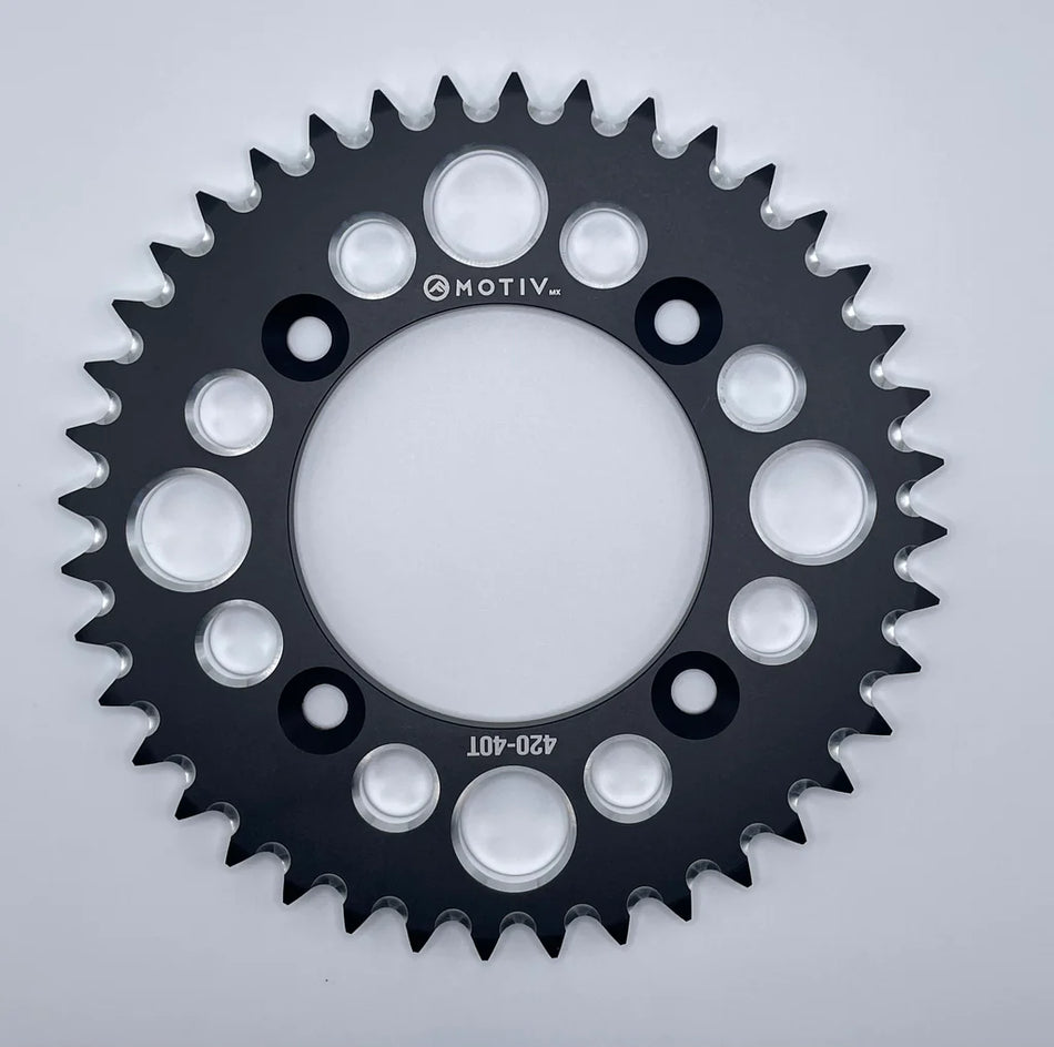 Billet Aluminum Rear Sprockets - Black or Red - CRF110 - Factory Minibikes